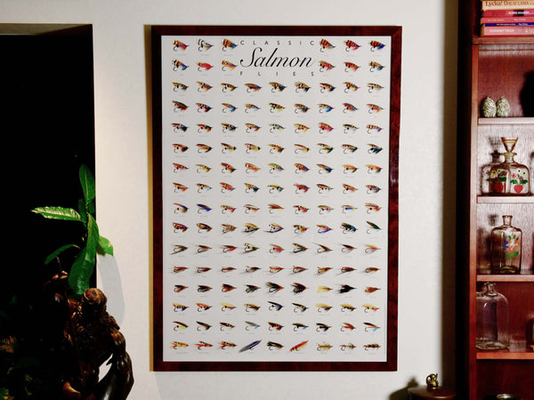 Classic Salmon Flies' Poster | Shop now – Frödinflies