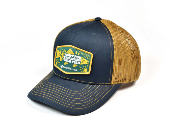 ‘Free Rivers & Wild Fish’ Trucker Hat