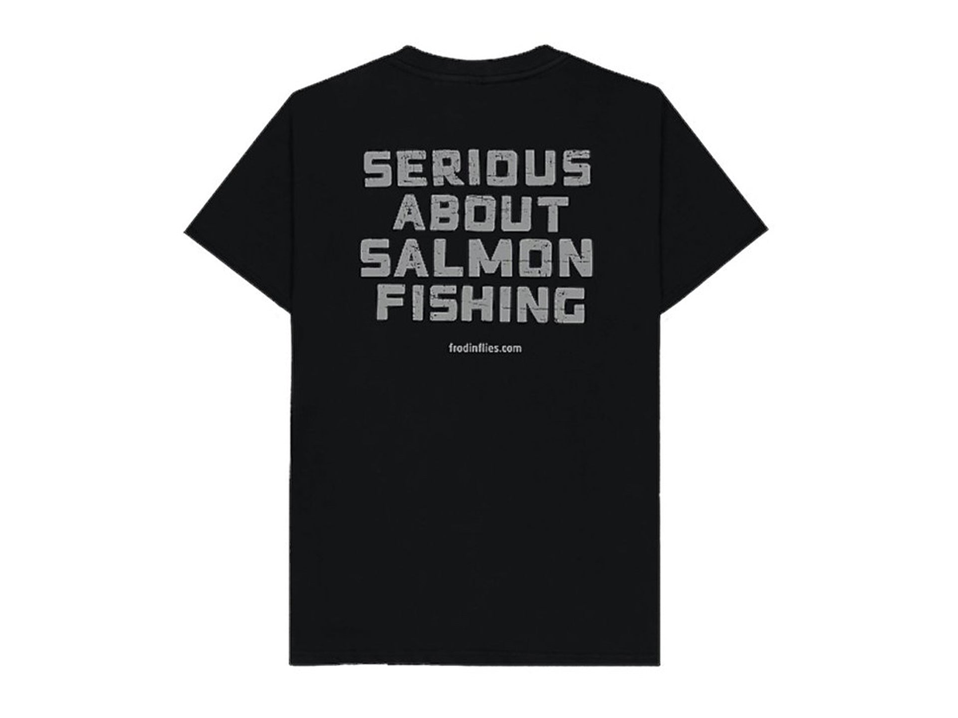 Salmon Fishing' T-Shirt in Black