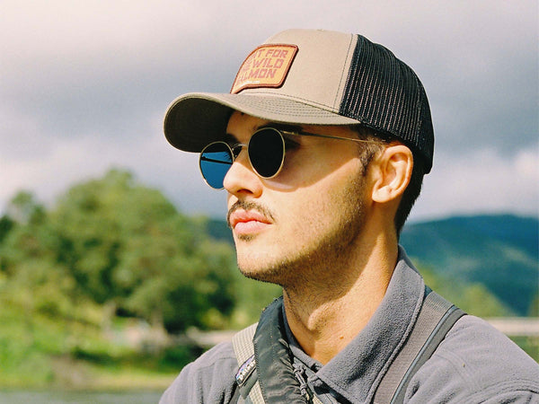 Wild Salmon' Trucker Hat in Black