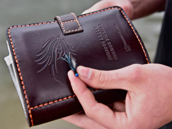 Small Leather Fly Wallet